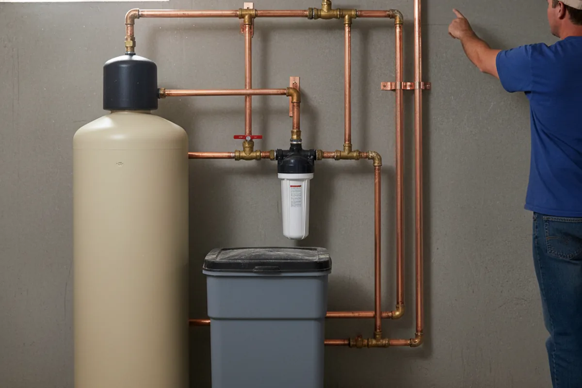 Whole-house water treatment system installed in Cashion